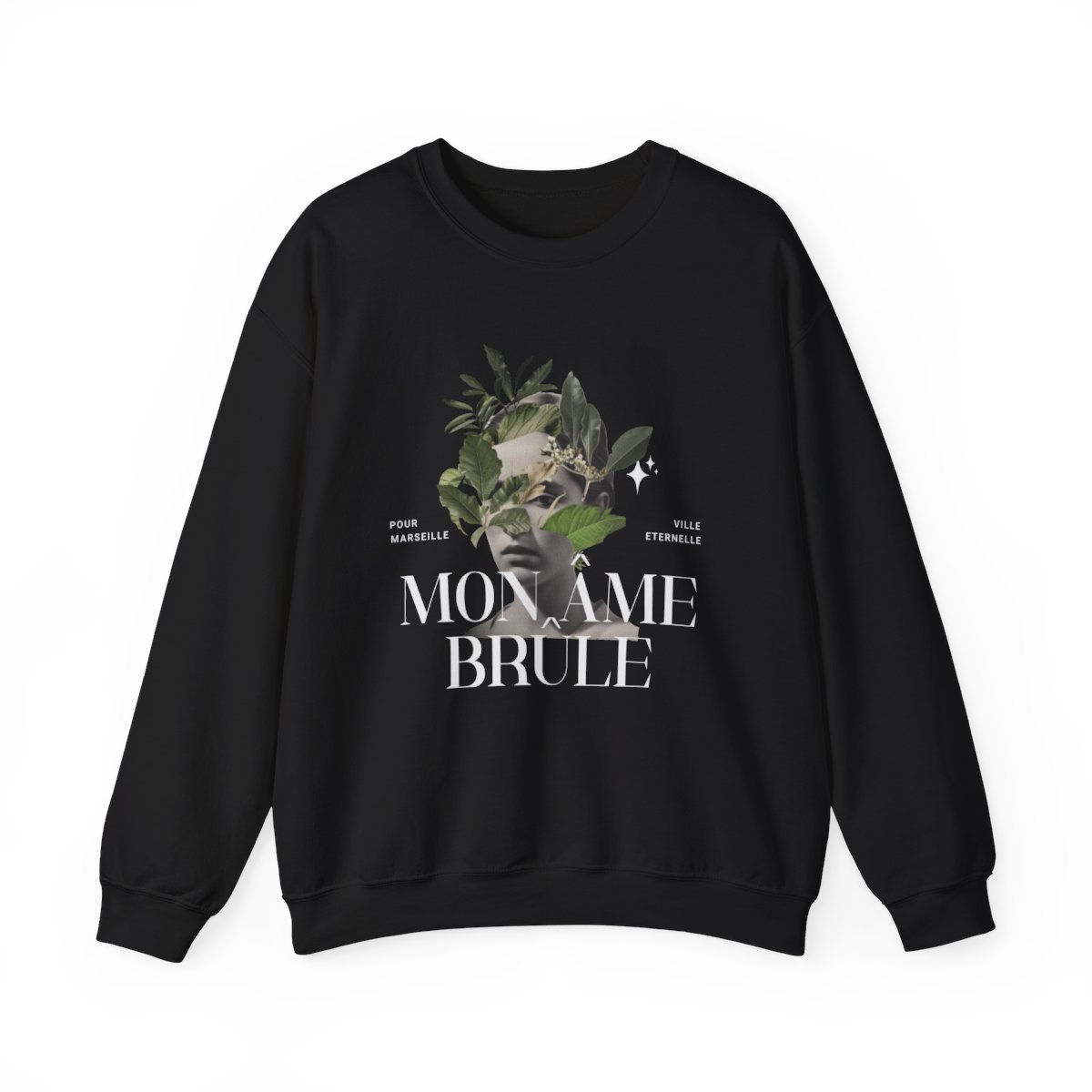 Mon âme brûle France: Unisex Heavy Blend™ Crewneck Sweatshirt