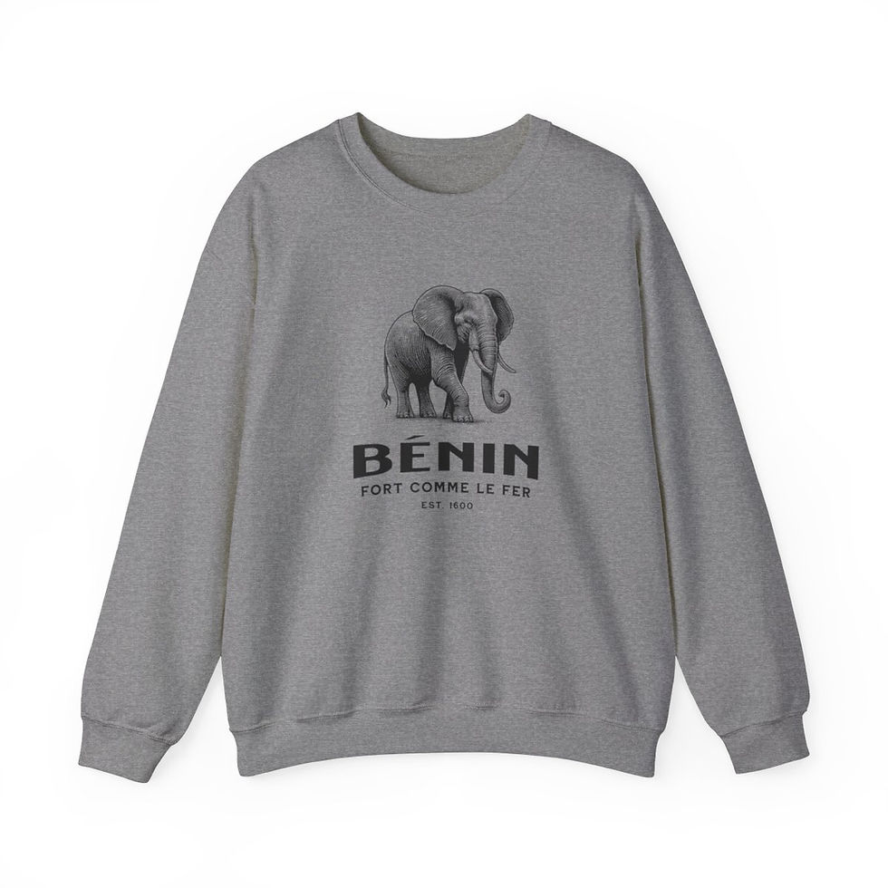 Thumbnail: Benin Elephant: Unisex Heavy Blend™ Crewneck Sweatshirt