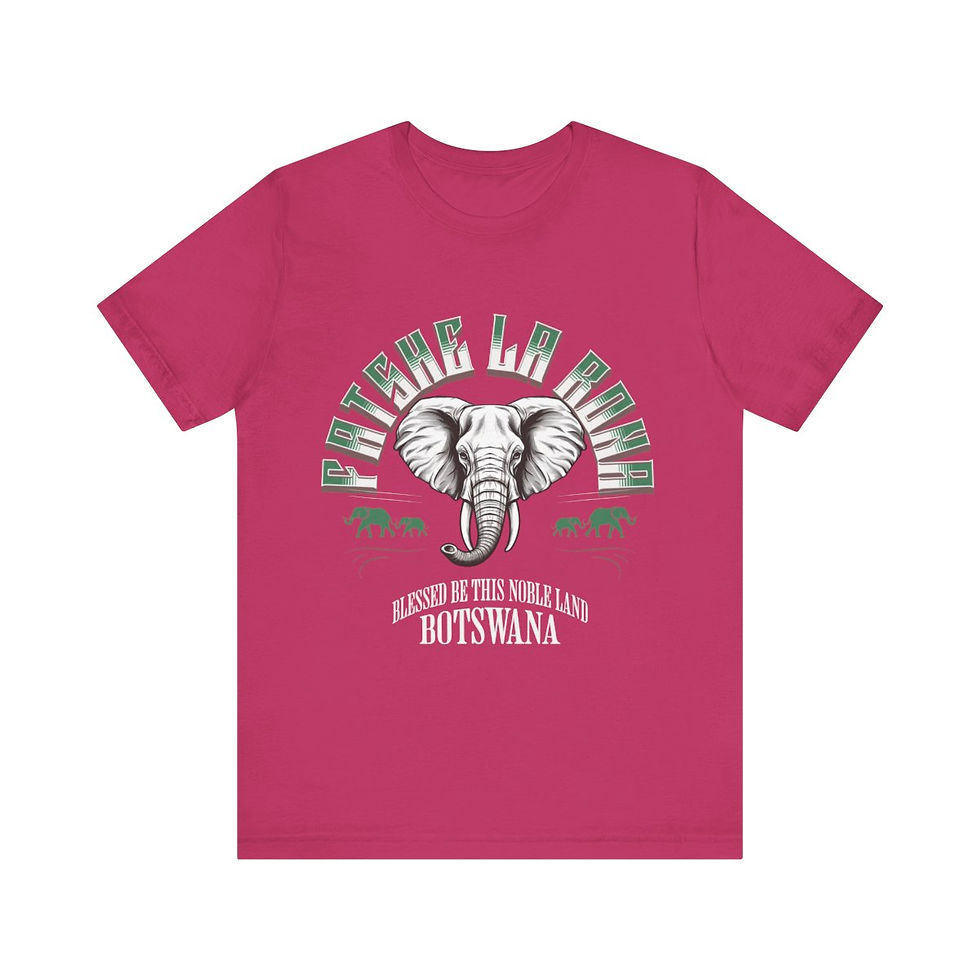 Thumbnail: Botswana Elephant: Unisex Jersey Short Sleeve Tee