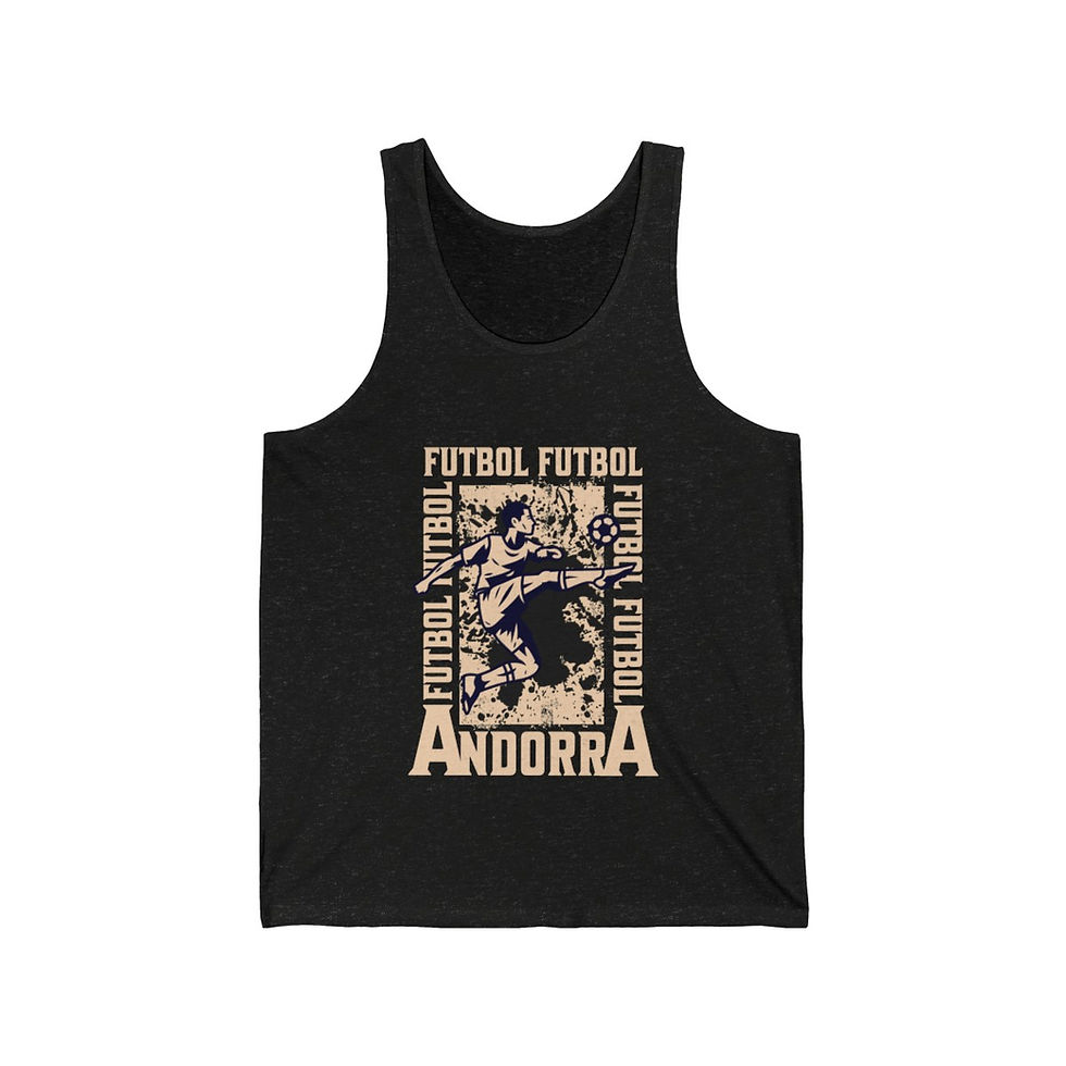 Thumbnail: Futbol Andorra: Unisex Jersey Tank
