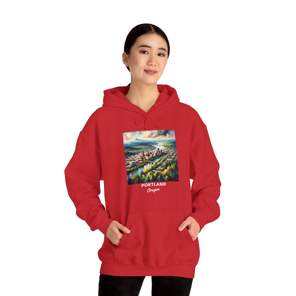 Thumbnail: Portland Oregon: Unisex Heavy Blend™ Hooded Sweatshirt
