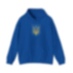 Thumbnail: Ukraine Tryzub 2: Unisex Heavy Blend™ Hooded Sweatshirt