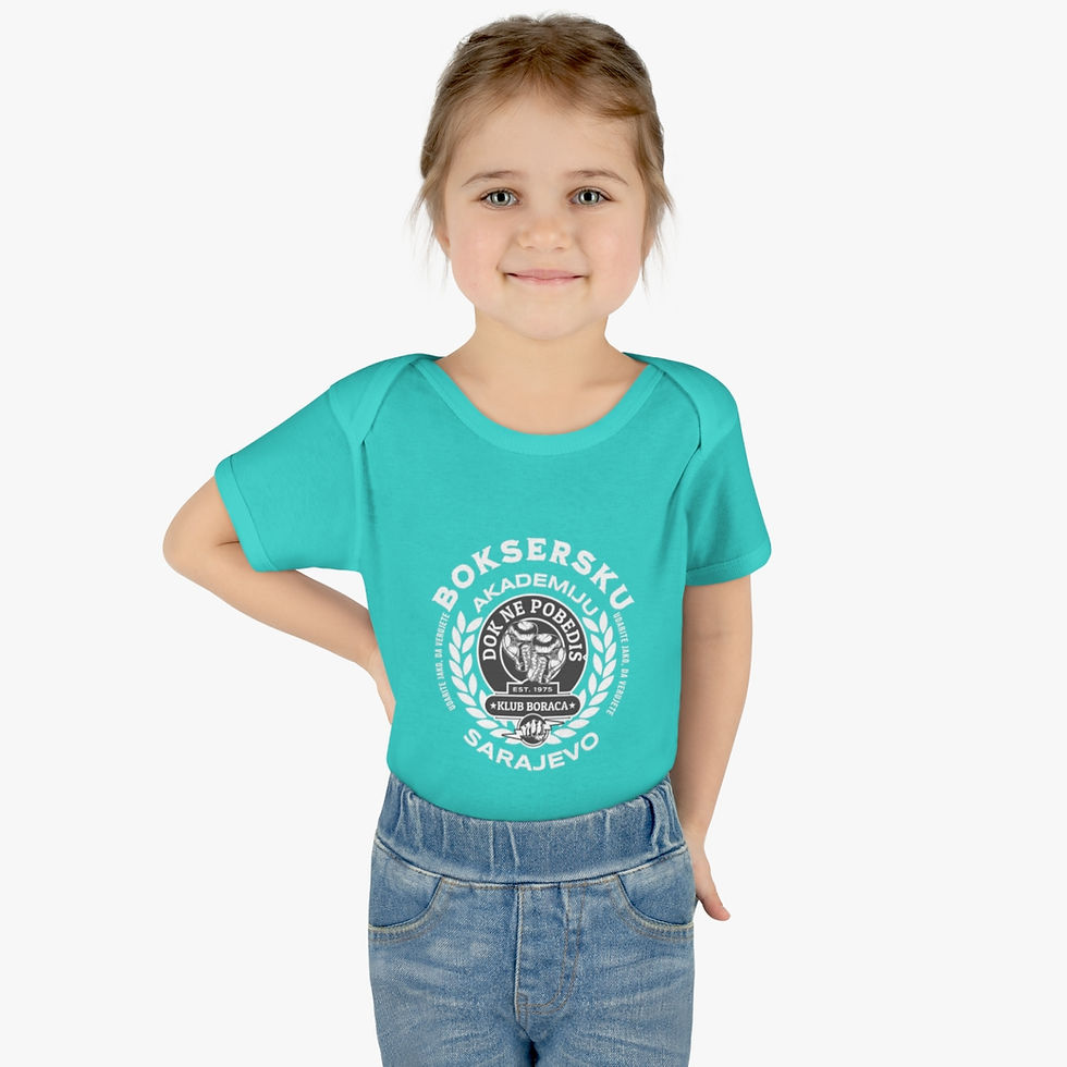 Thumbnail: Boksersku Bosnia: Infant Baby Rib Bodysuit