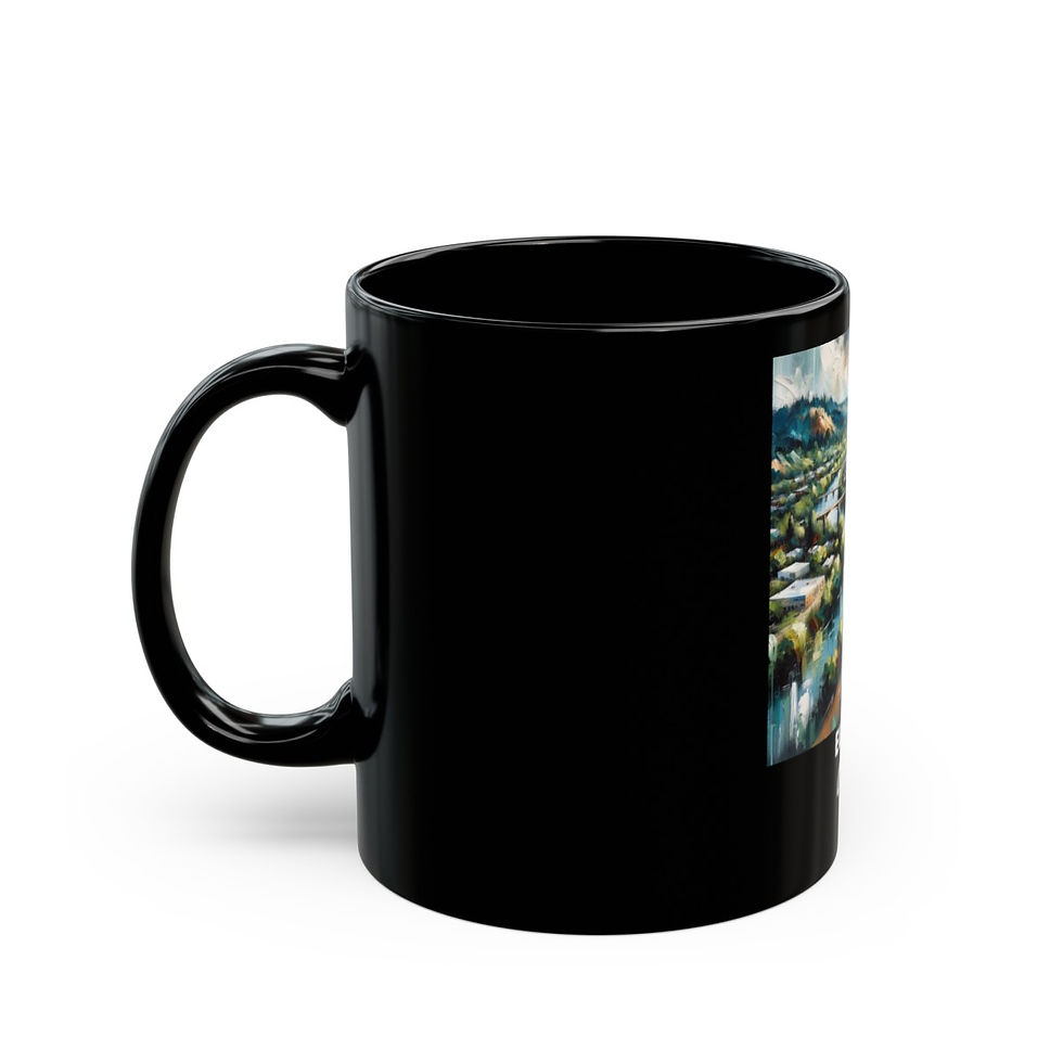 Thumbnail: Eugene OR: Black Mug (11oz, 15oz)