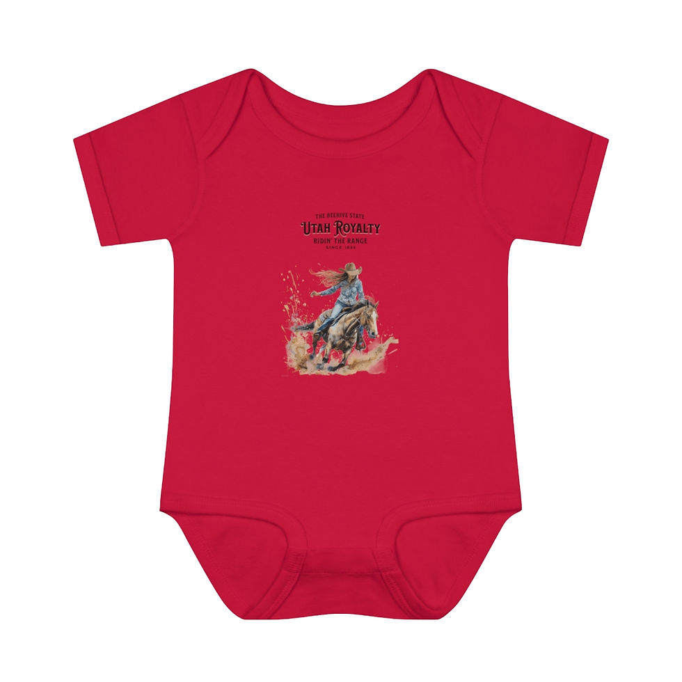 Thumbnail: Utah Royalty: Infant Baby Rib Bodysuit