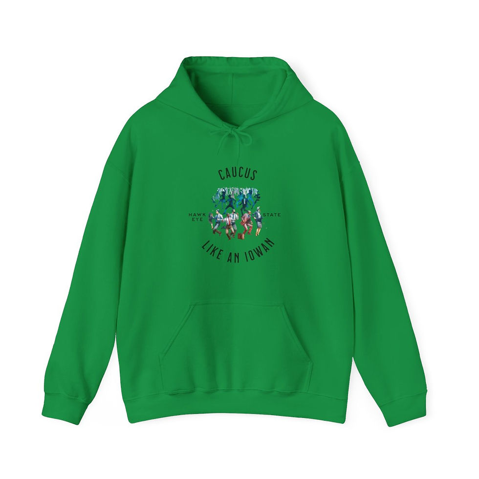 Thumbnail: Caucus Like an Iowan: Unisex Heavy Blend™ Hooded Sweatshirt
