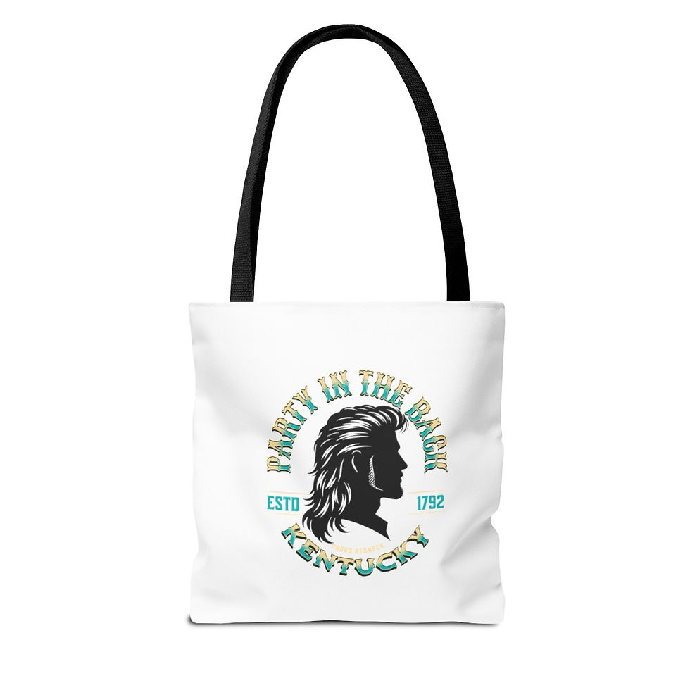 Thumbnail: Party in the Back Kentucky: Tote Bag (AOP)