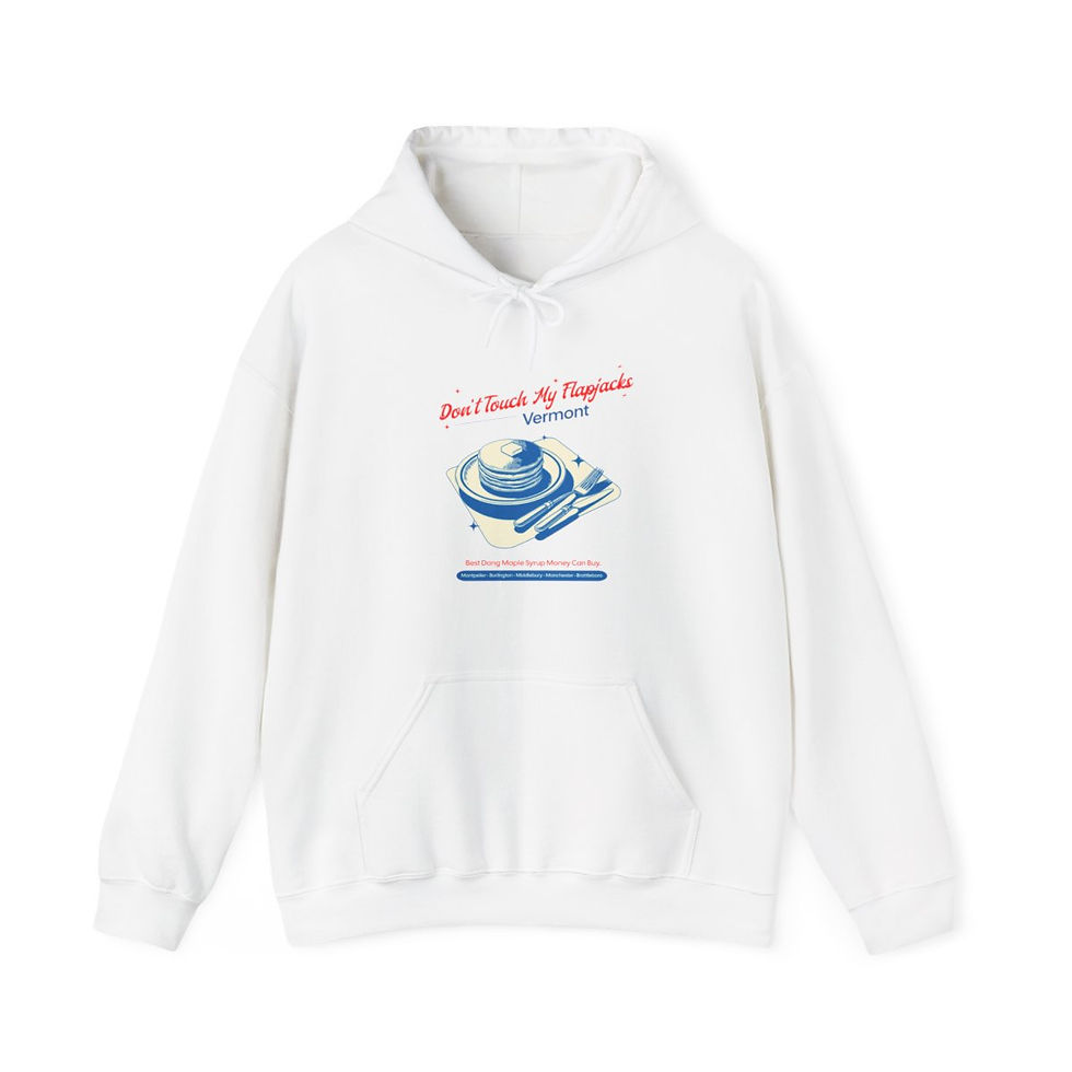 Thumbnail: Don't Touch Flapjacks Vermont: Unisex Heavy Blend™ Hooded Sweatshirt