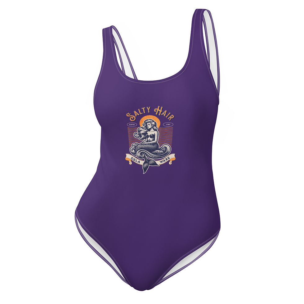 Thumbnail: Salty Hair Delaware: One-Piece Swimsuit