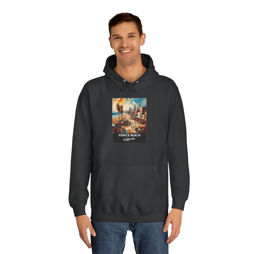 Thumbnail: Venice Beach: Unisex College Hoodie