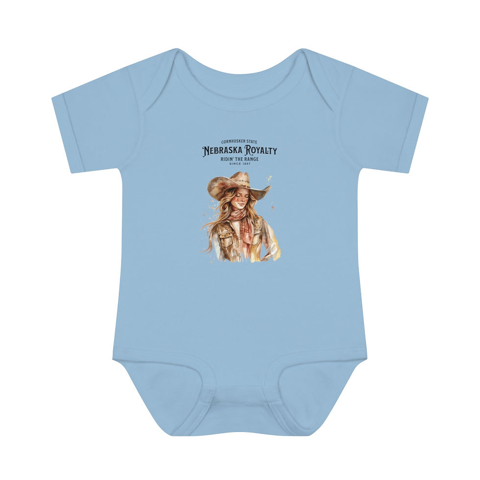 Thumbnail: Nebraska Royalty: Infant Baby Rib Bodysuit