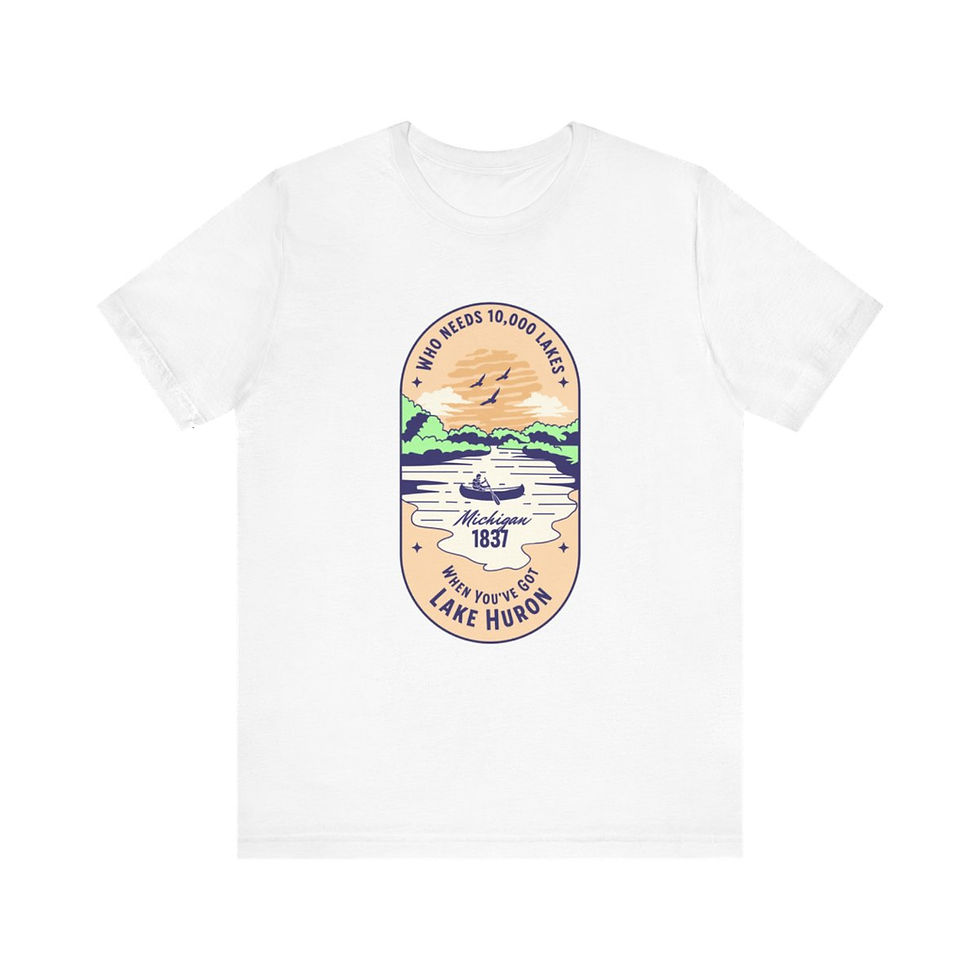 Thumbnail: Who Needs 10,000 Lakes - Michigan: Unisex Jersey Short Sleeve Tee