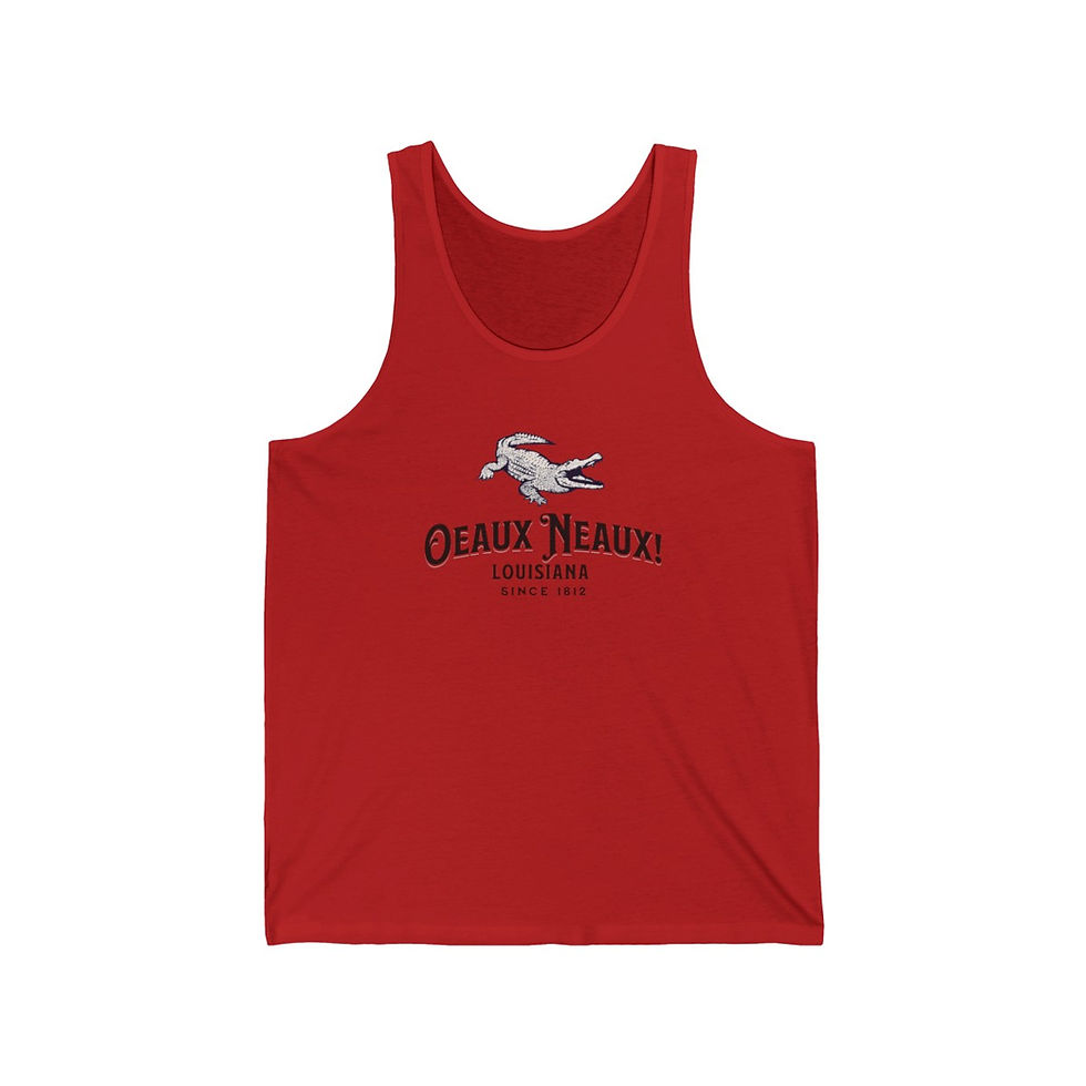Thumbnail: Oeaux Neaux Louisiana: Unisex Jersey Tank