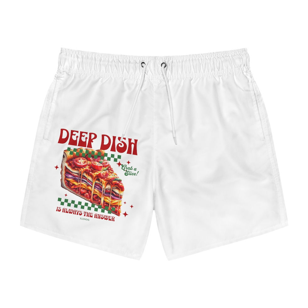Thumbnail: Deep Dish is Always the Answer Illinois: Swim Trunks (AOP)