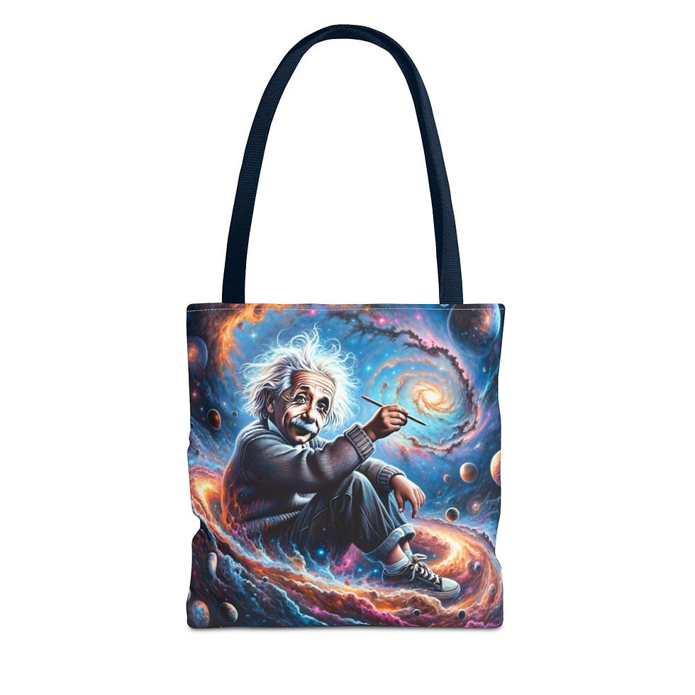 Thumbnail: Einstein in Space: Tote Bag (AOP)