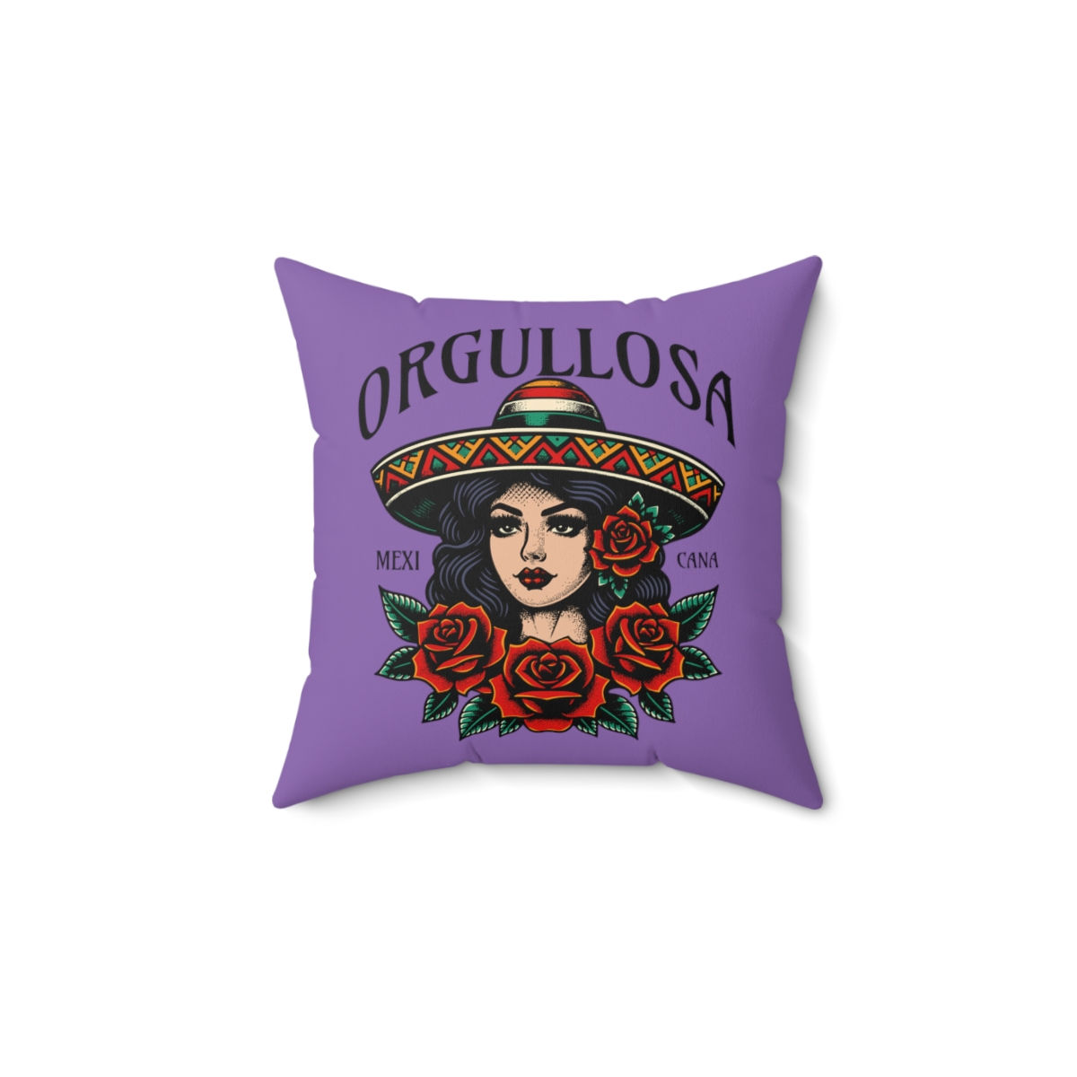 Mexico Proud: Spun Polyester Square Pillow