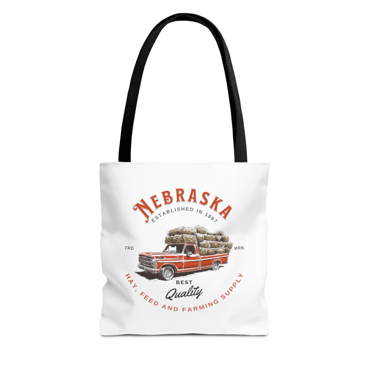 Nebraska feed supply: Tote Bag (AOP)