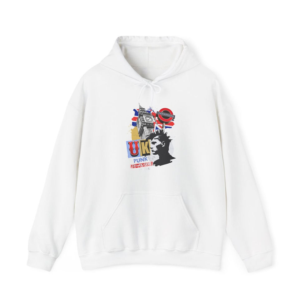 Thumbnail: England Punk: Unisex Heavy Blend™ Hooded Sweatshirt