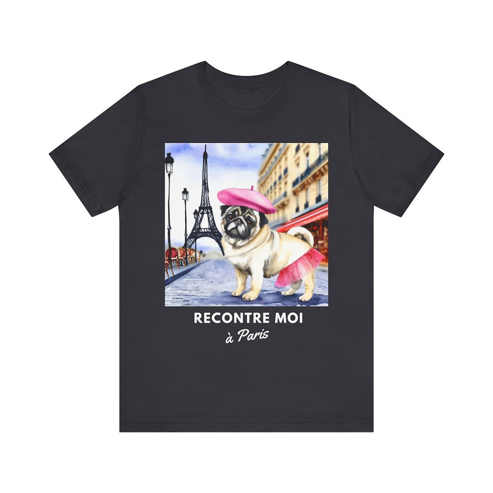 Thumbnail: Recontre Moi France (Printed in USA): Unisex Jersey Short Sleeve Tee