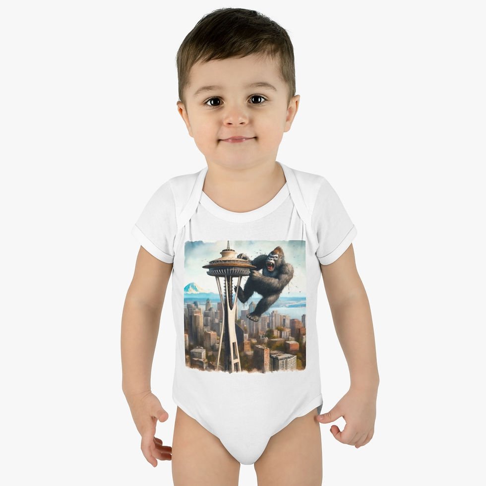 Thumbnail: King Kong Seattle: Infant Baby Rib Bodysuit