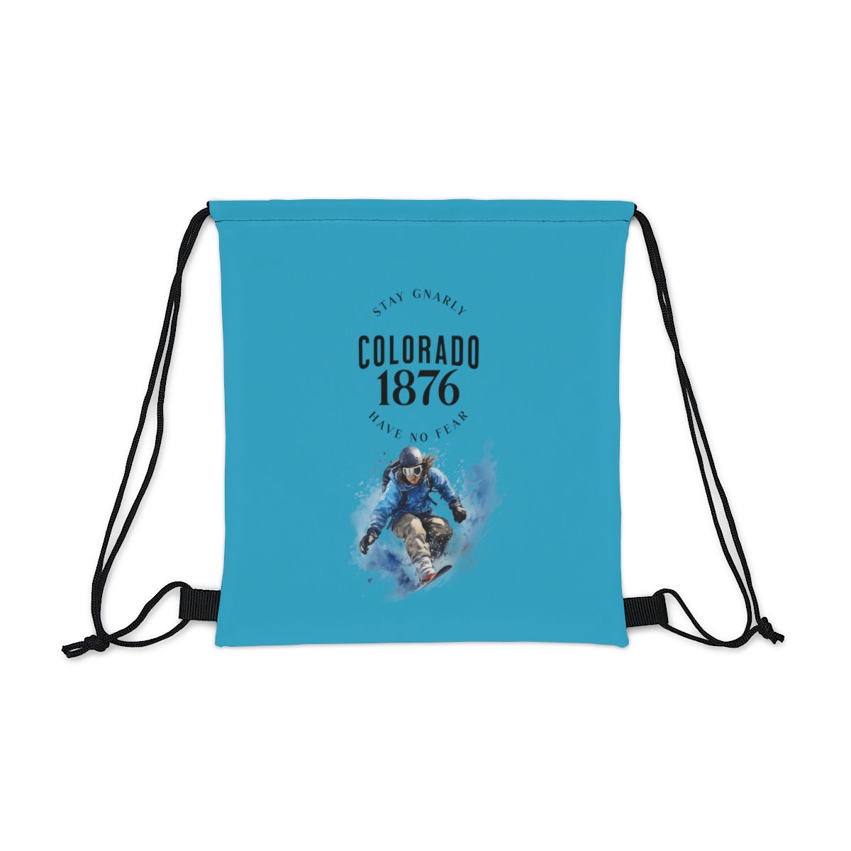 Stay Gnarly Colorado: Outdoor Drawstring Bag