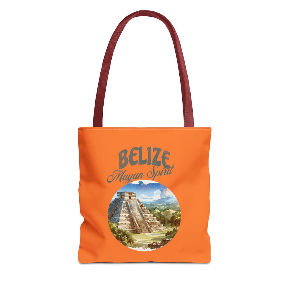 Thumbnail: Belize Mayan Spirit: Tote Bag (AOP)
