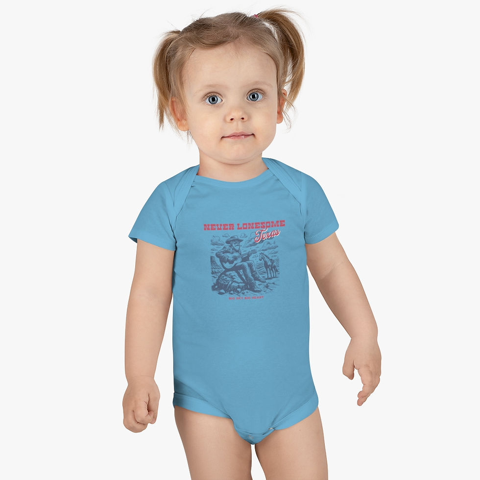 Thumbnail: Never Lonesome Texas: Baby Short Sleeve Onesie®
