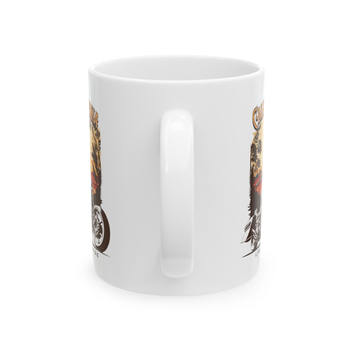 Live Free or Die CA: Ceramic Mug, (11oz, 15oz)