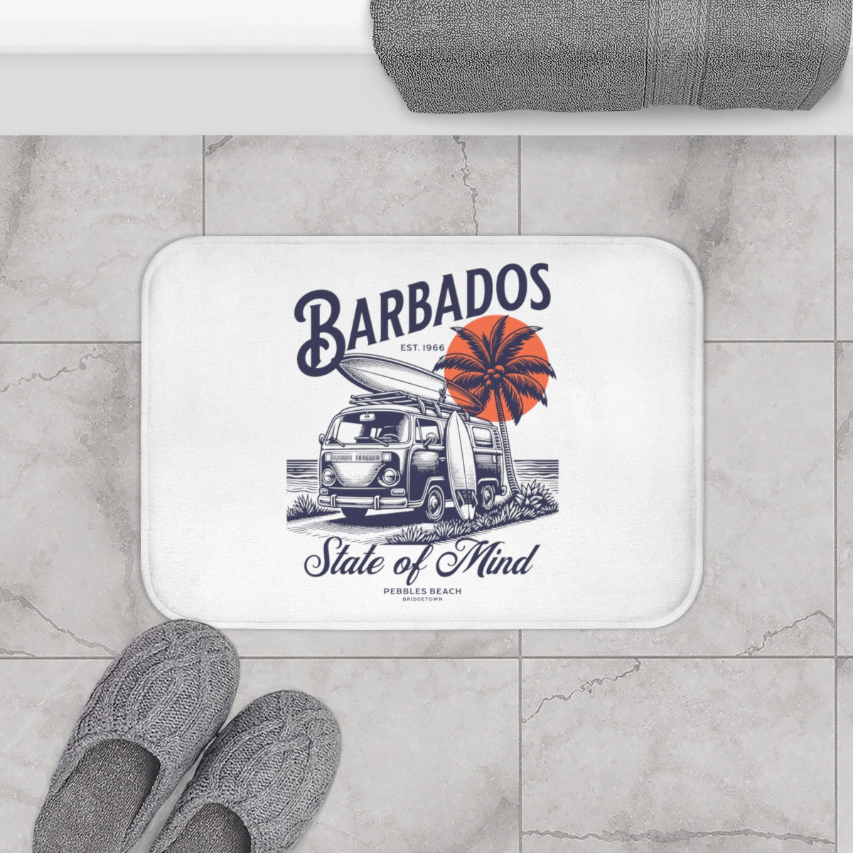 Barbados State of Mind: Bath Mat