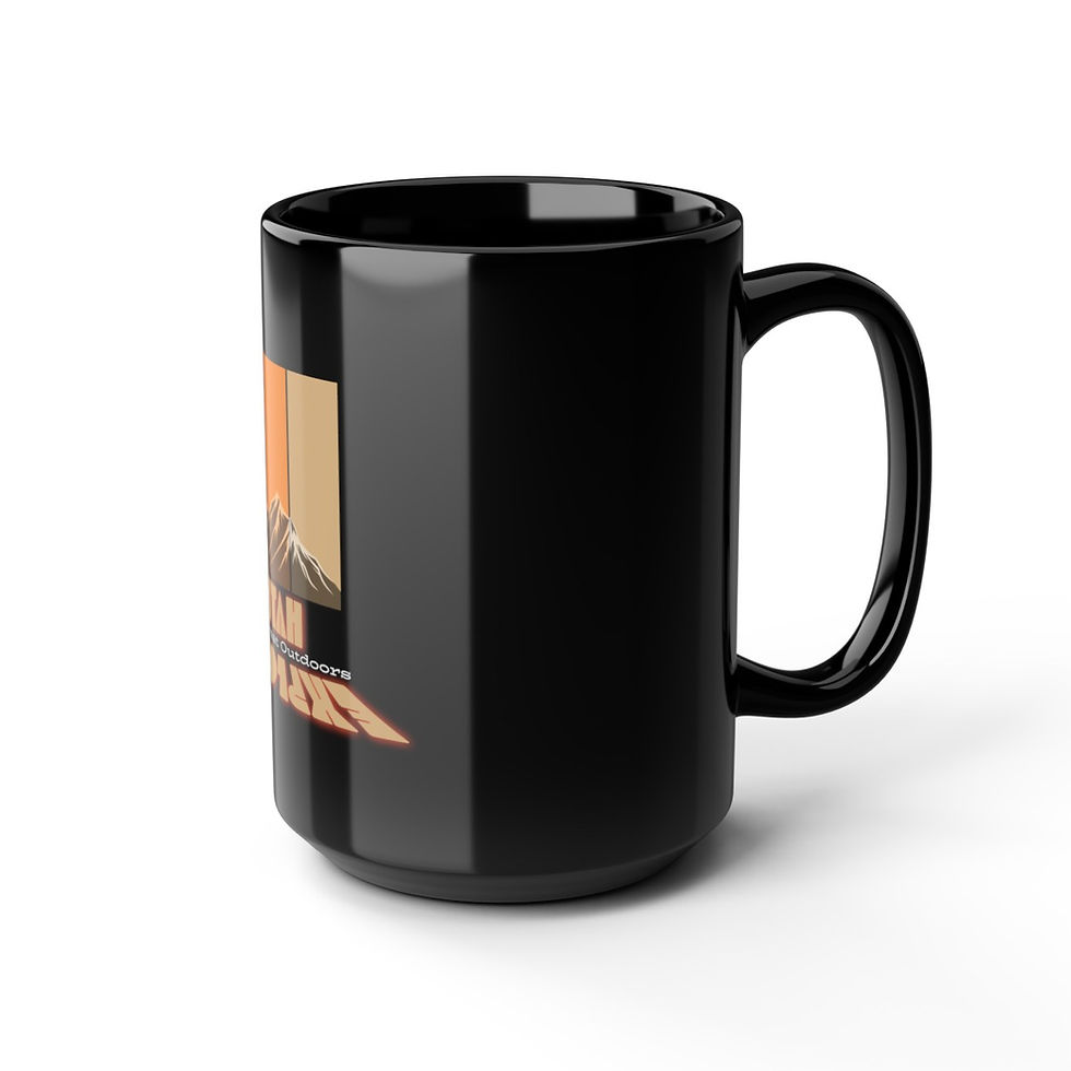 Thumbnail: Explore Utah: Black Mug (11oz, 15oz)