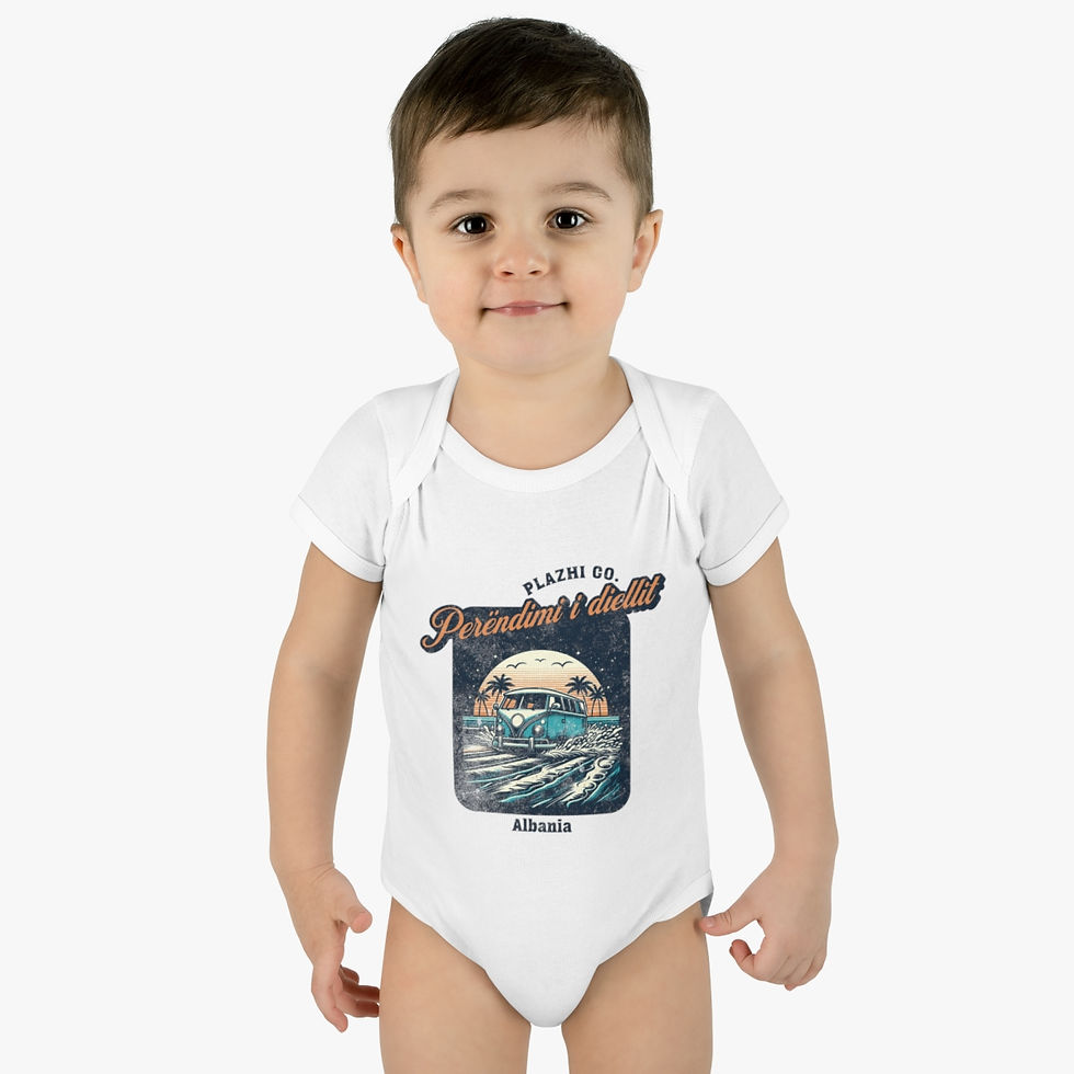 Thumbnail: Beach Albania: Infant Baby Rib Bodysuit
