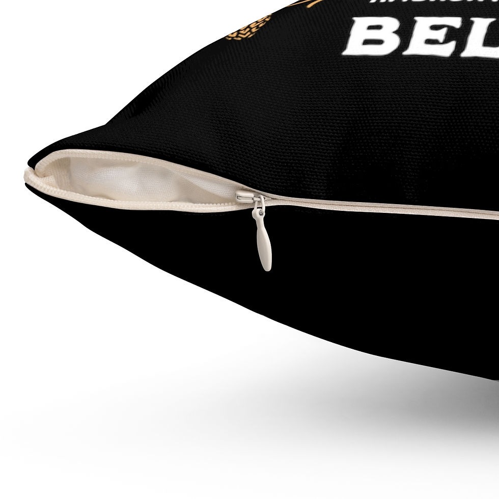Thumbnail: Belgium beer: Spun Polyester Square Pillow