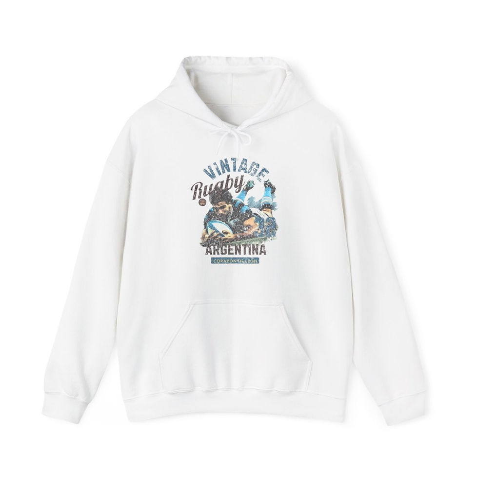 Thumbnail: Vintage Rugby Argentina: Unisex Heavy Blend™ Hooded Sweatshirt