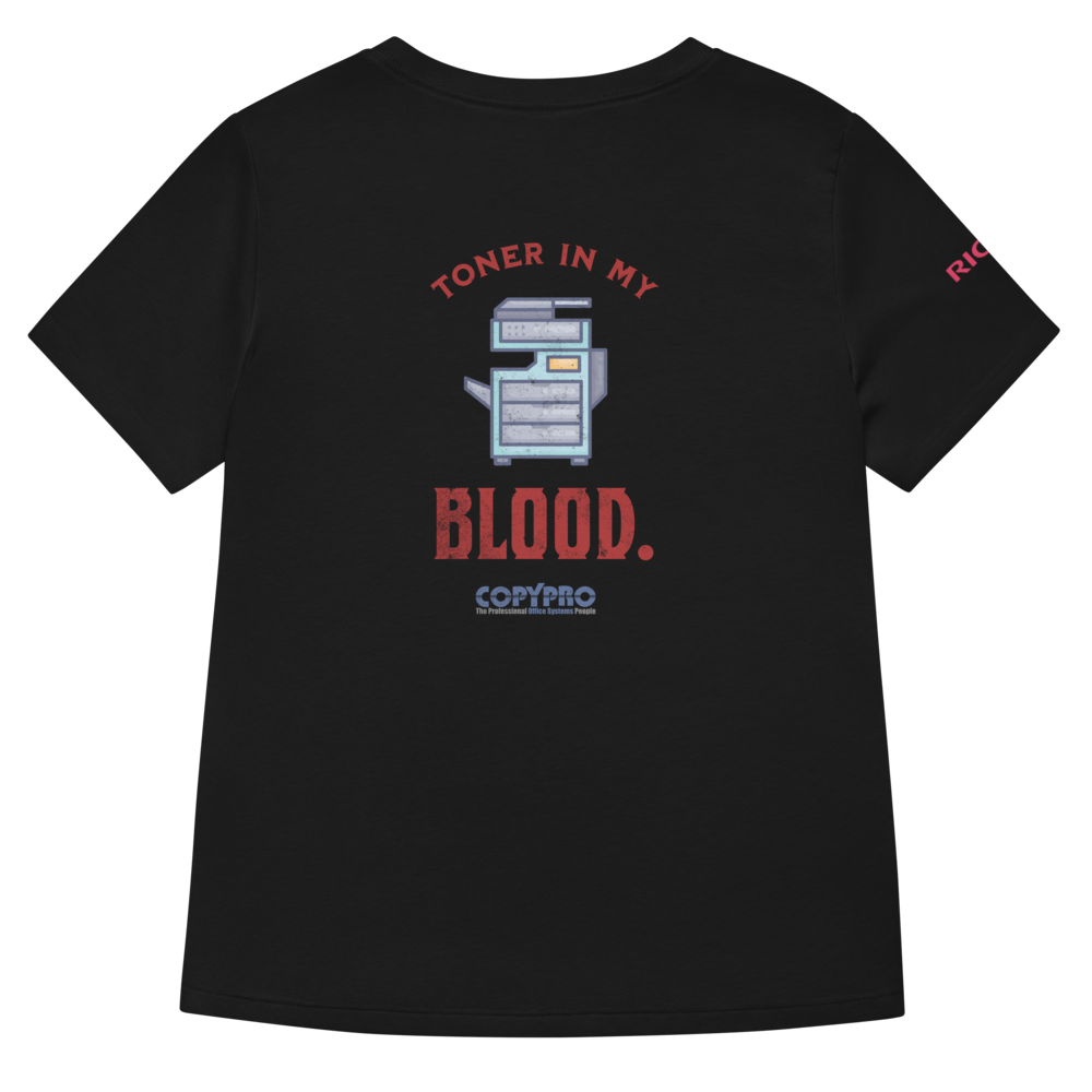 CopyPro Women's V-Neck Heather Black