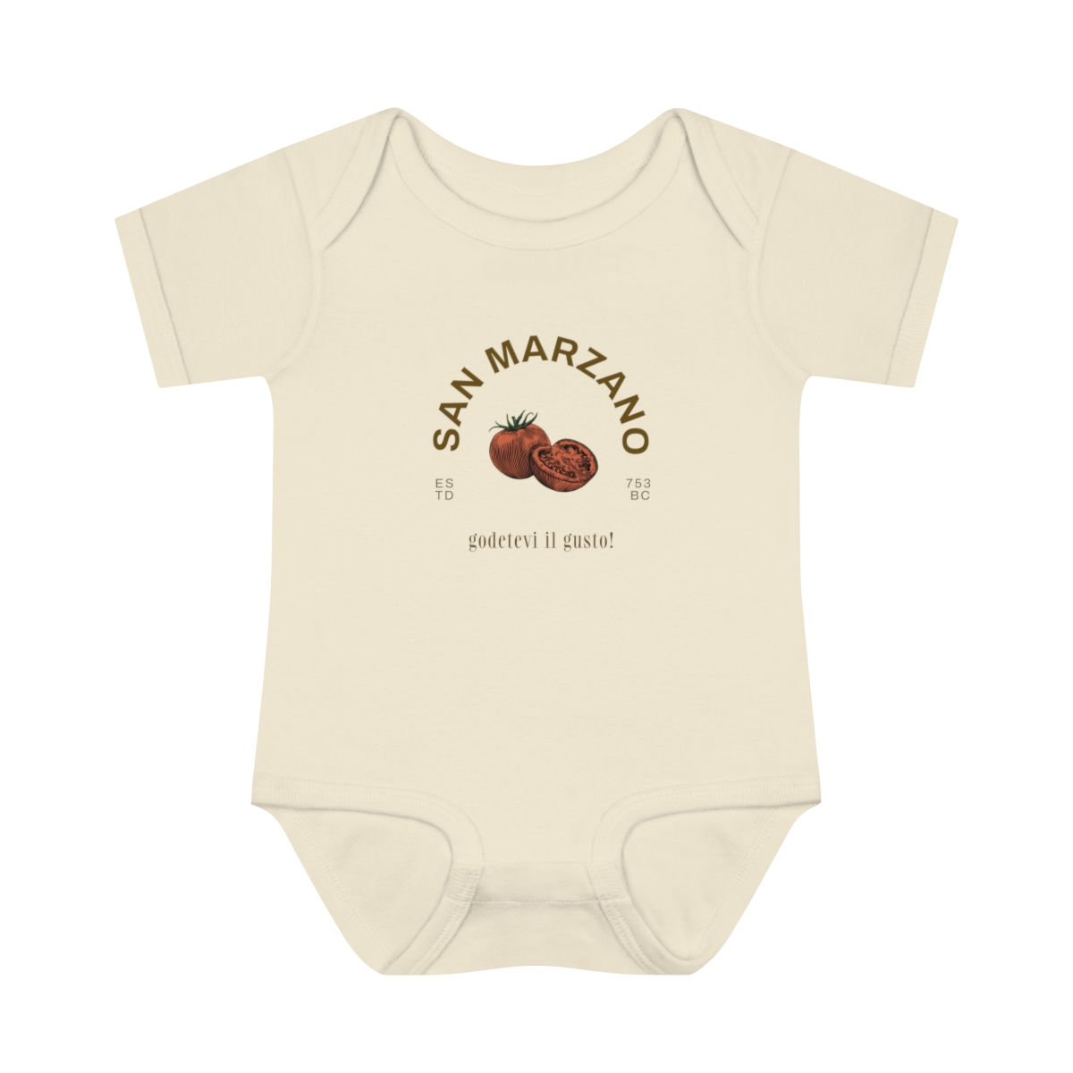 San Marzano Italy: Infant Baby Rib Bodysuit