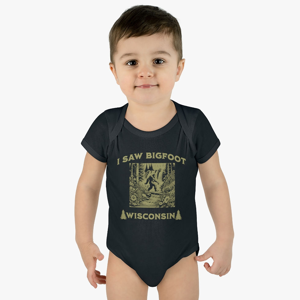 Thumbnail: Bigfoot Wisconsin: Infant Baby Rib Bodysuit