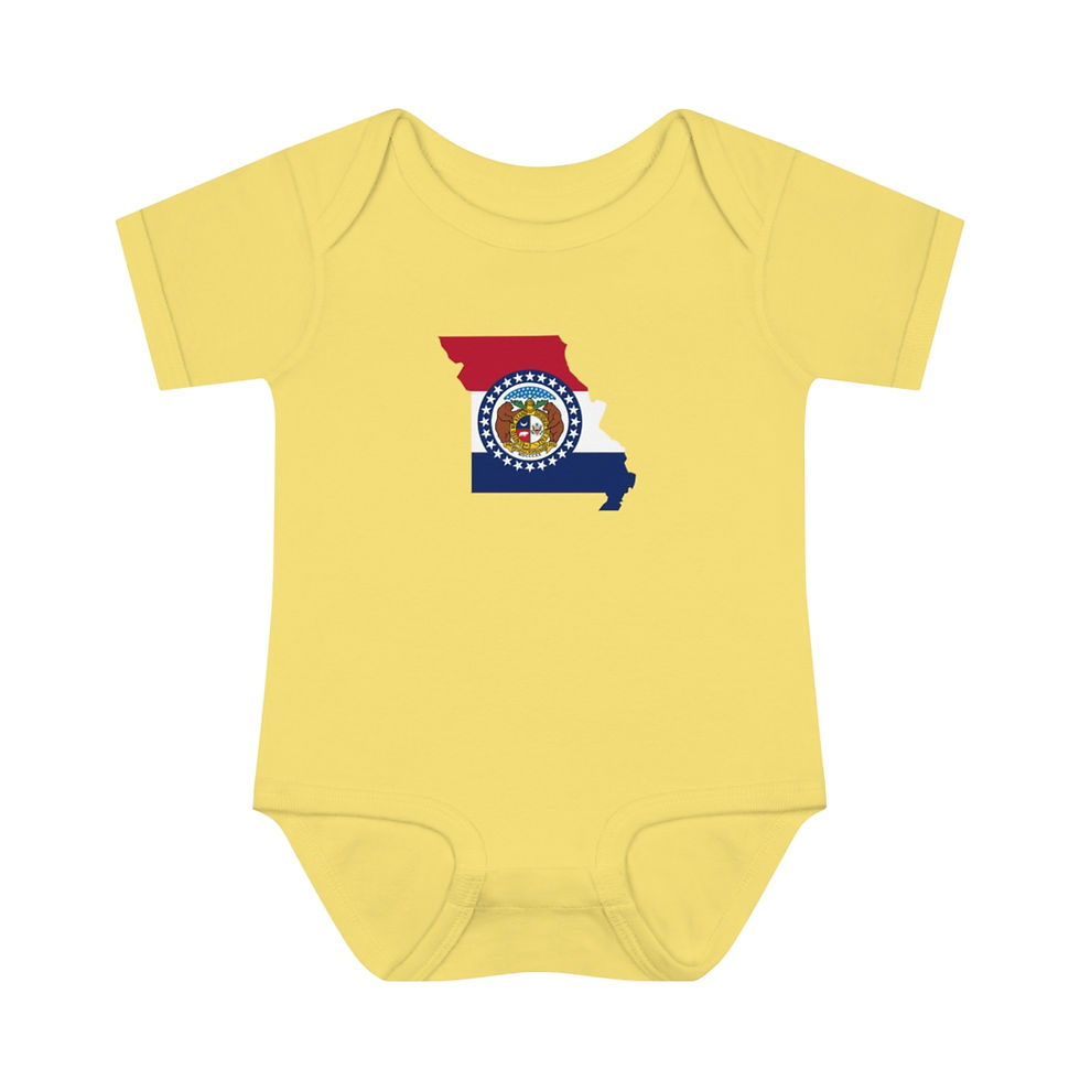 Thumbnail: Missouri State Flag: Infant Baby Rib Bodysuit
