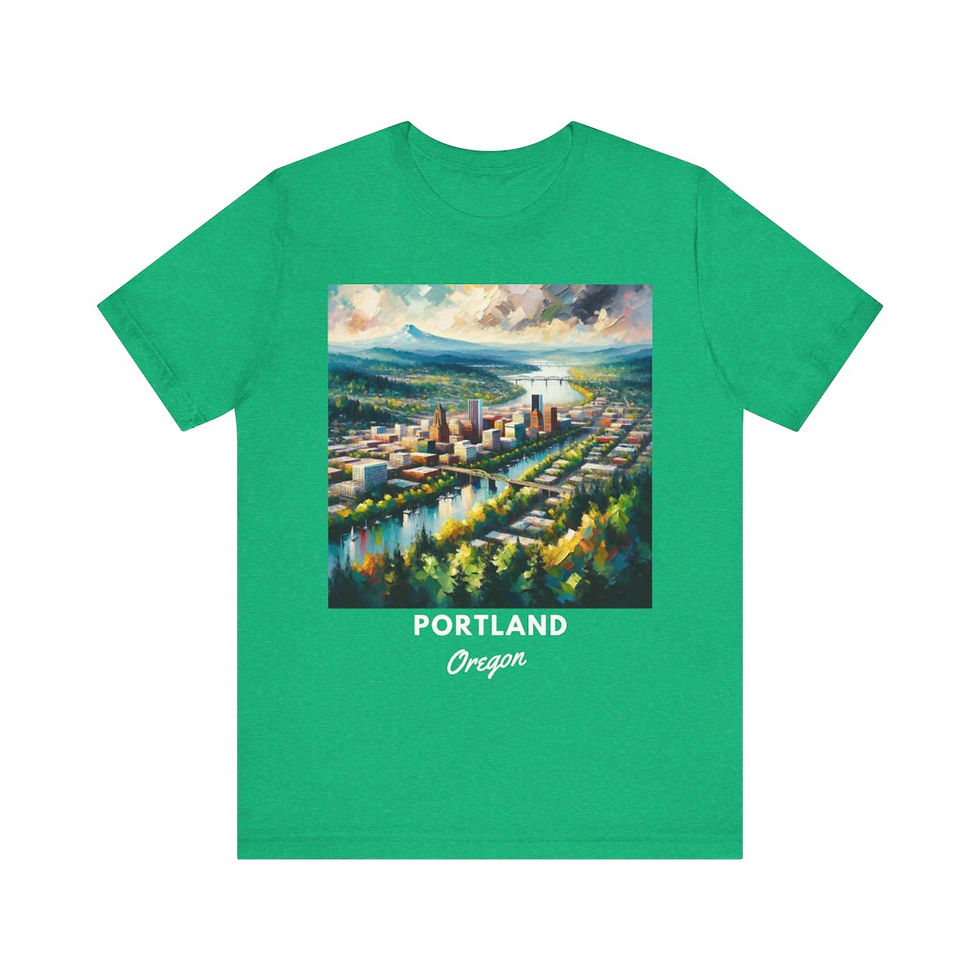 Thumbnail: Portland Oregon: Unisex Jersey Short Sleeve Tee