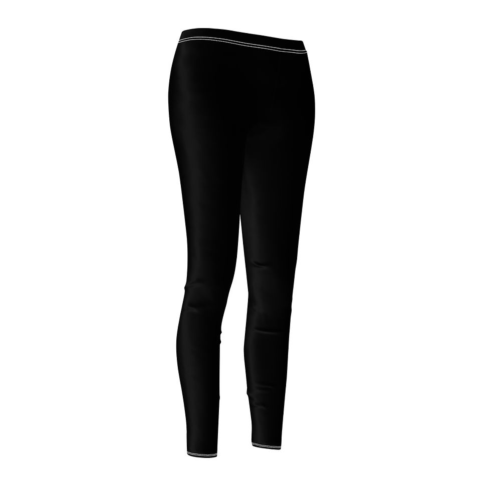 Thumbnail: Ukraine Tryzub 2: Women's Cut & Sew Casual Leggings (AOP)
