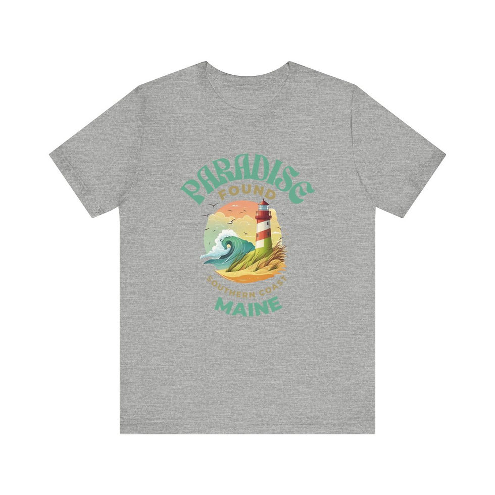Thumbnail: Paradise Found Maine: Unisex Jersey Short Sleeve Tee