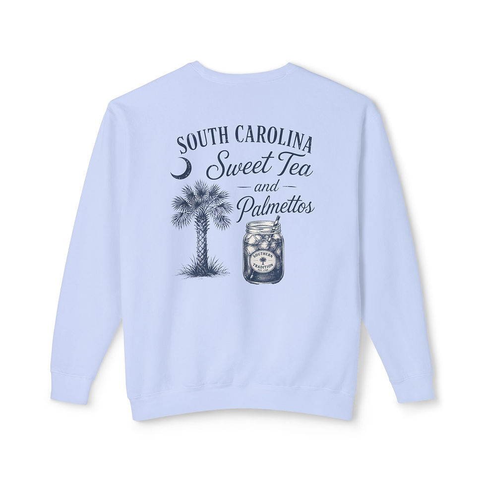 Thumbnail: South Carolina Sweet Tea & Palmettos Crewneck Sweatshirt