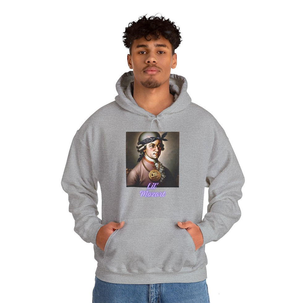 Thumbnail: Lil Mozart: Unisex Heavy Blend™ Hooded Sweatshirt