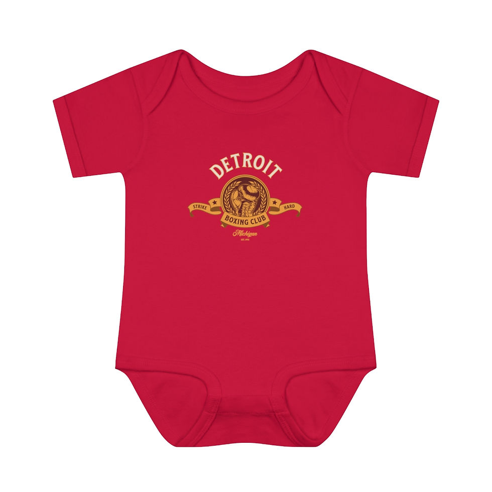 Thumbnail: Detroit Michigan Boxing Club: Infant Baby Rib Bodysuit