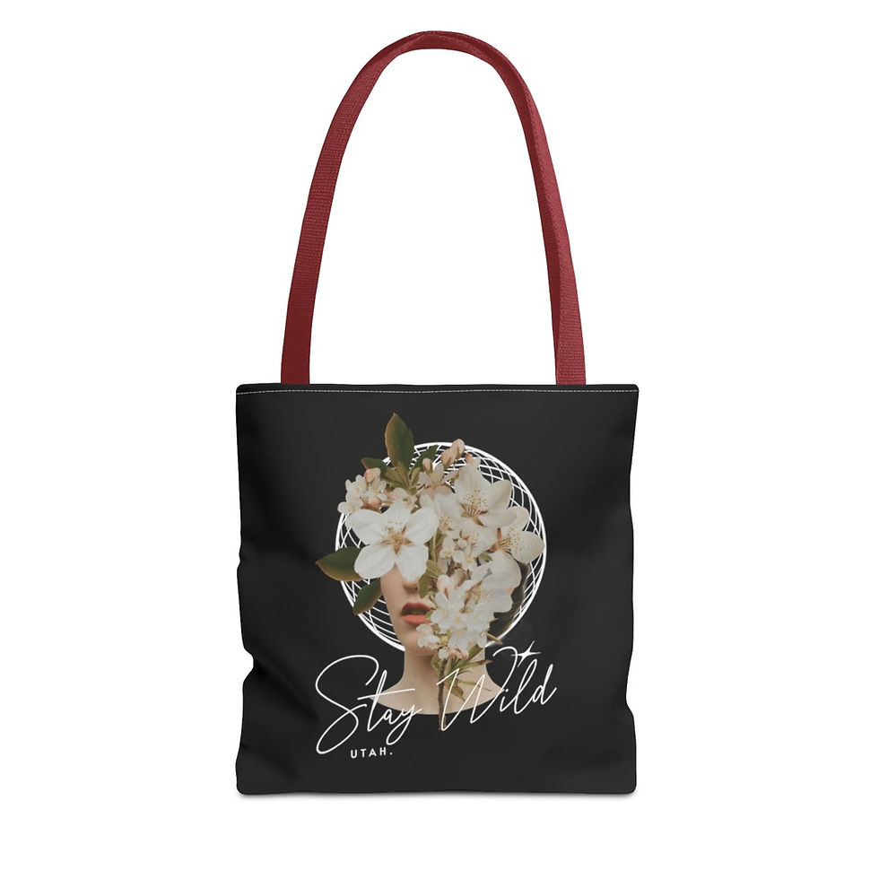 Thumbnail: Stay Wild Utah: Tote Bag (AOP)