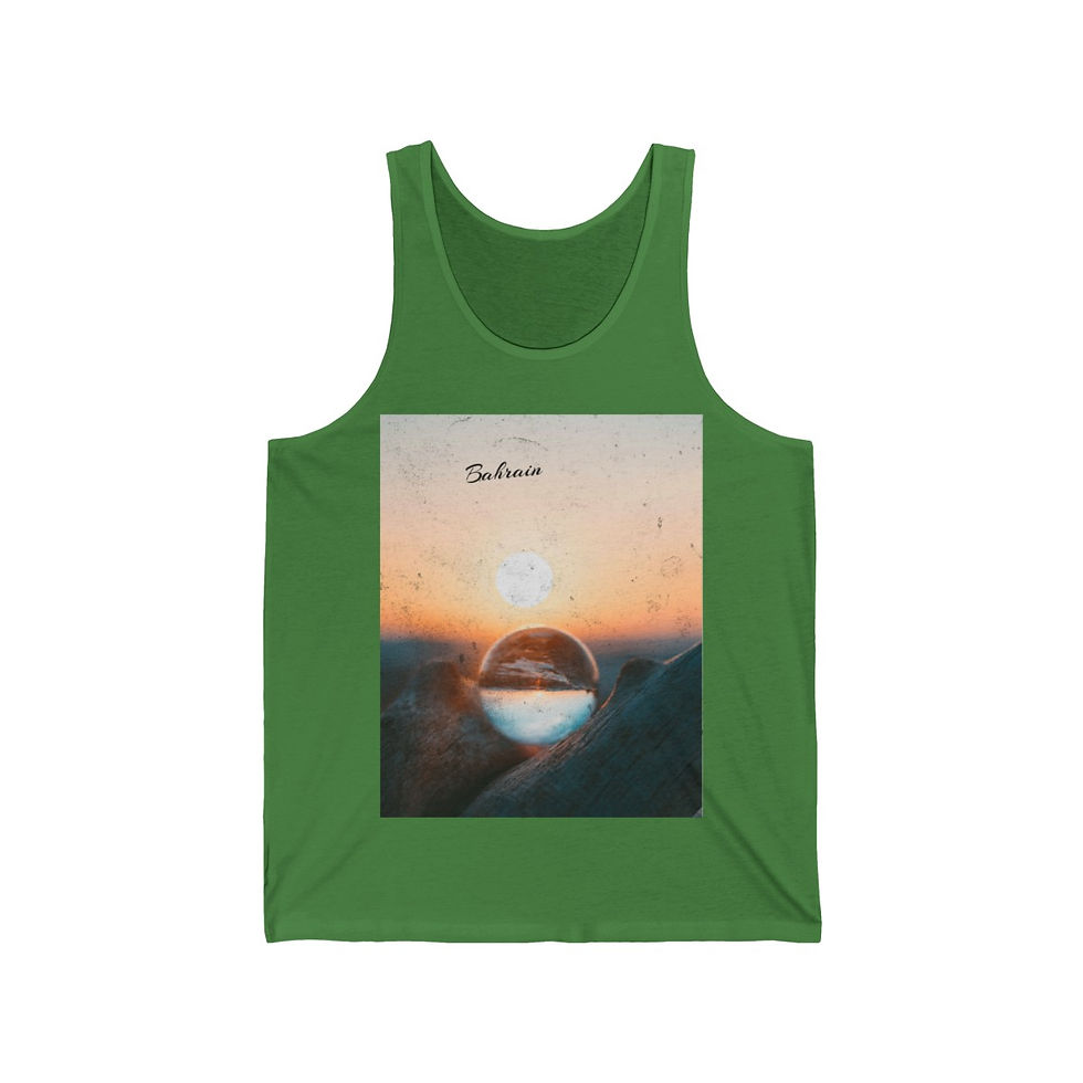 Thumbnail: Bahrain Land of Pearls: Unisex Jersey Tank