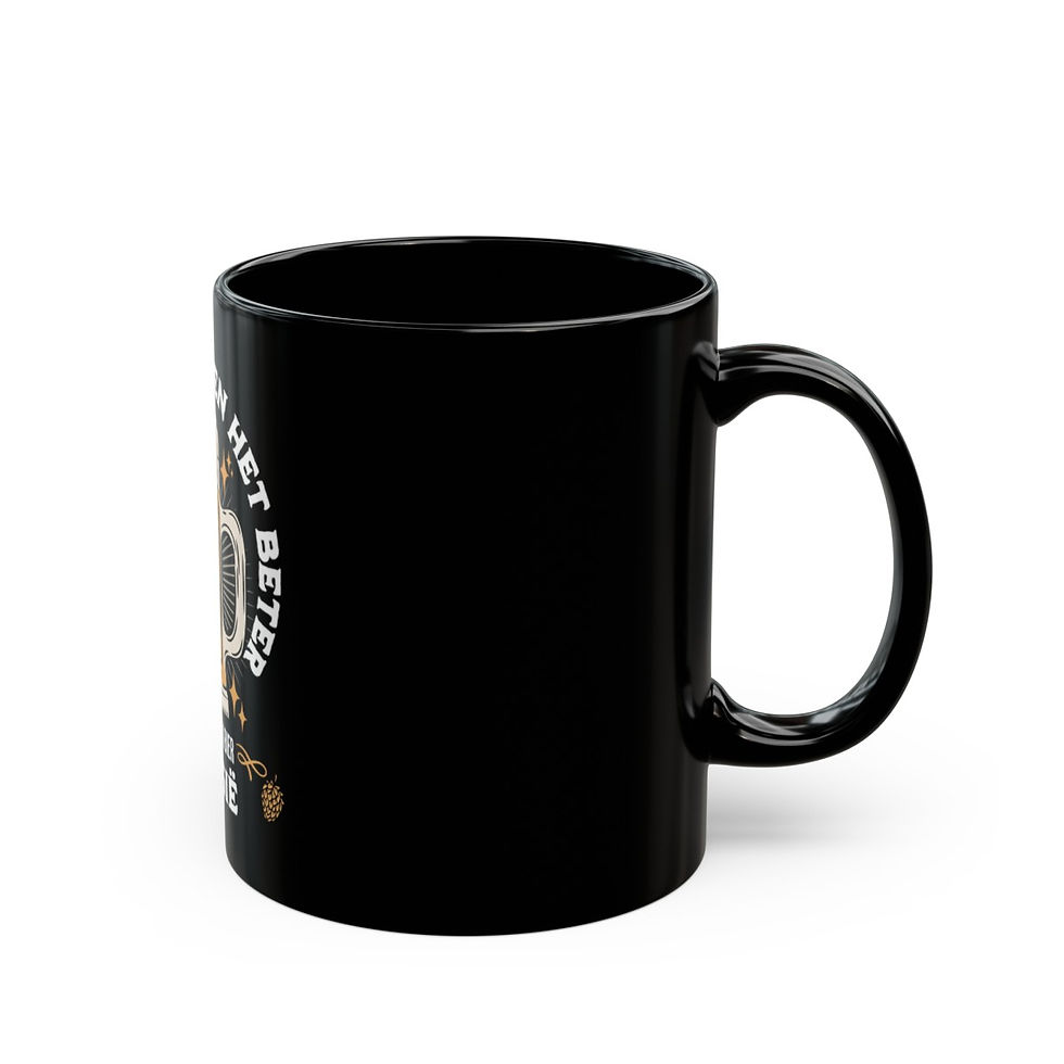 Thumbnail: Belgium beer: Black Mug (11oz, 15oz)