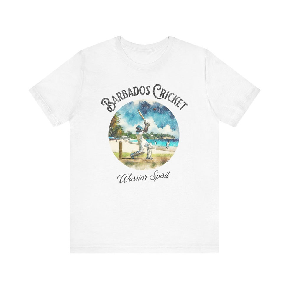 Thumbnail: Barbados Cricket: Unisex Jersey Short Sleeve Tee