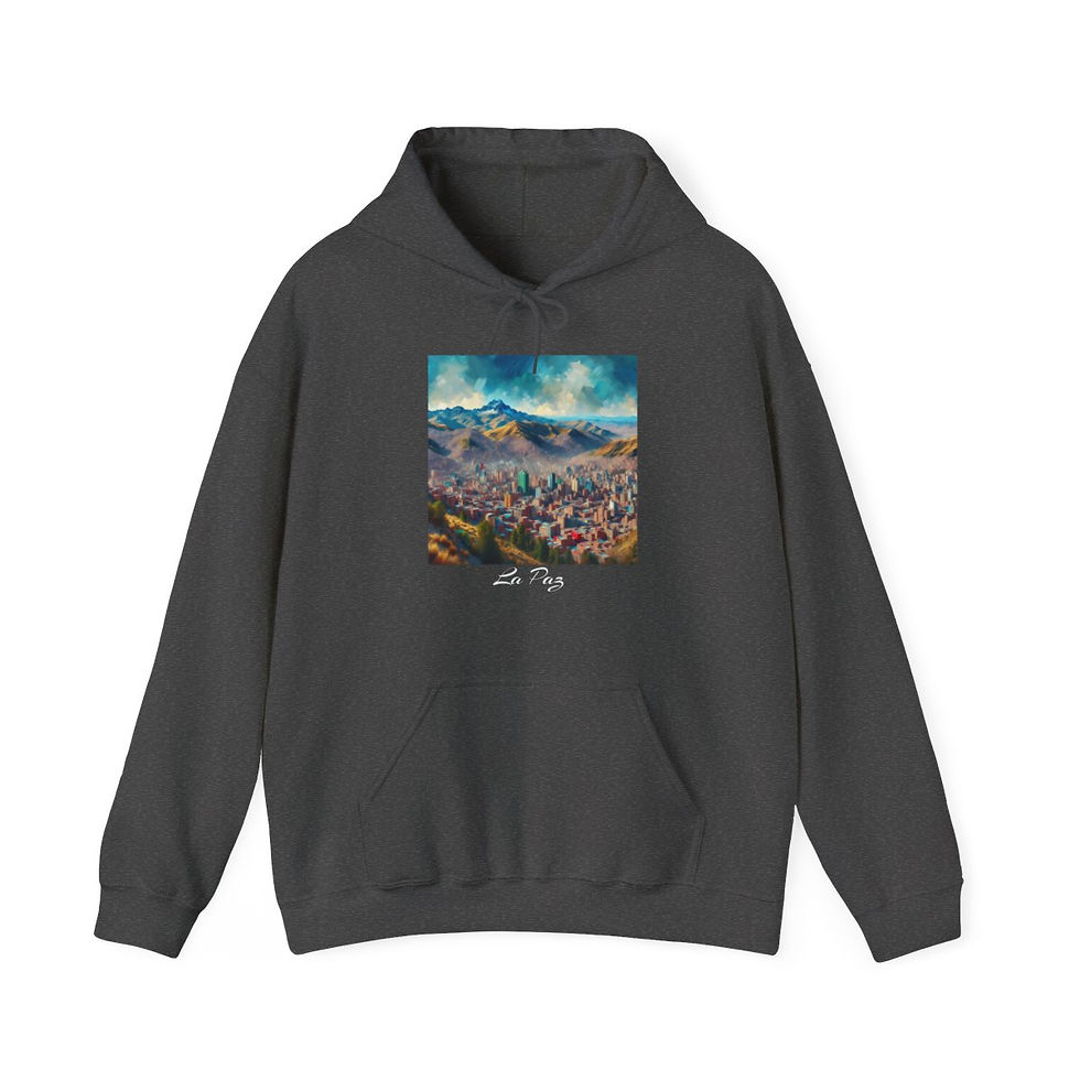 Thumbnail: La Paz Bolivia: Unisex Heavy Blend™ Hooded Sweatshirt
