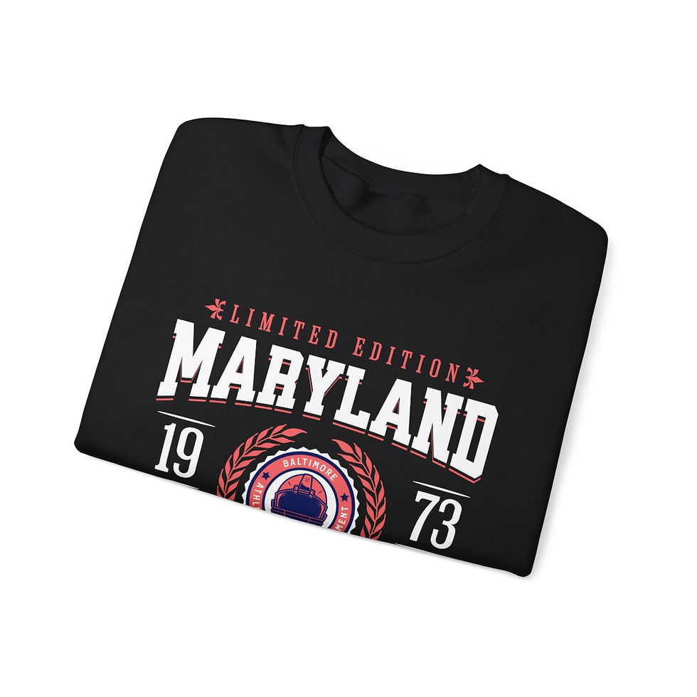Thumbnail: Maryland football: Unisex Heavy Blend™ Crewneck Sweatshirt