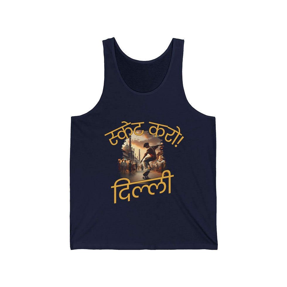 Thumbnail: Go Skate Delhi: Unisex Jersey Tank